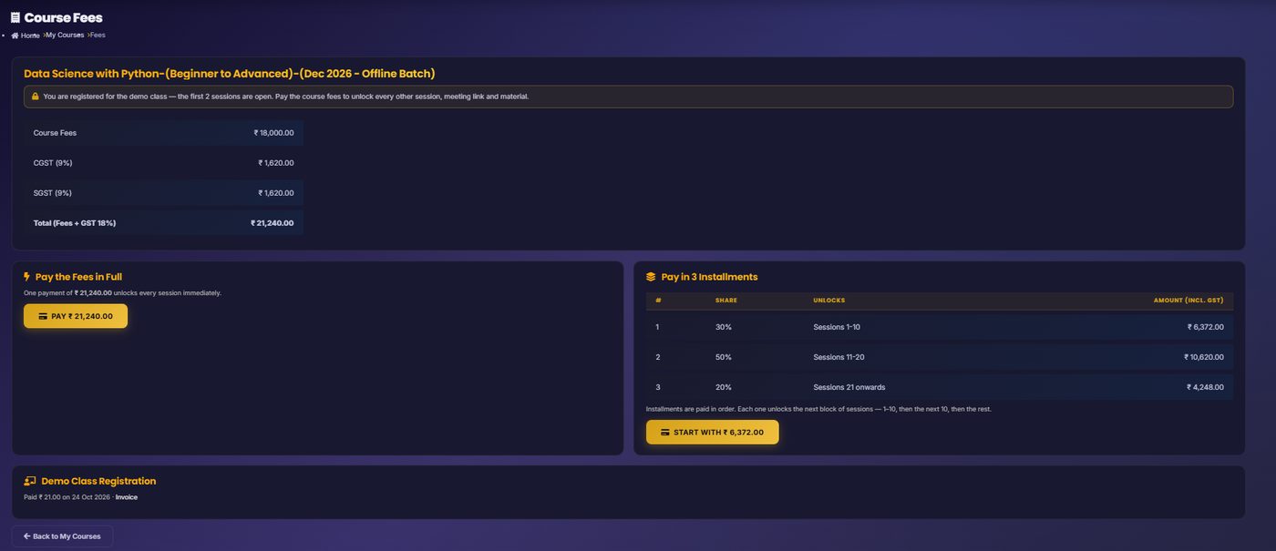 Easy payments with Razorpay